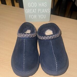 UGG Navy Kids Slippers